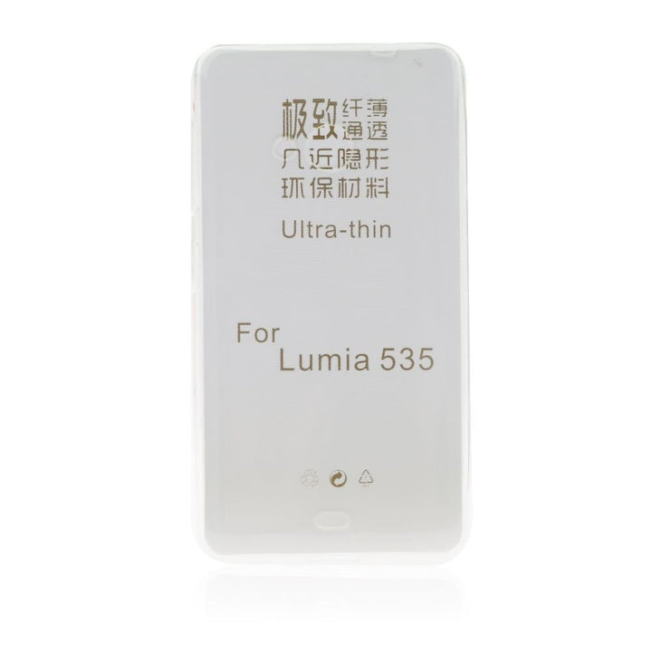 Cover Back Case Ultra Slim 0.3Mm Trasparente Per Nokia Lumia 535