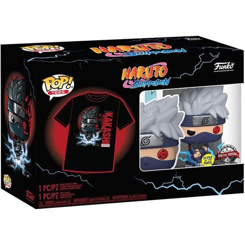 Funko Tees! Naruto - T-Shirt XL + Pop Kakashi (Glows in the Dark Special Edition) (1103)