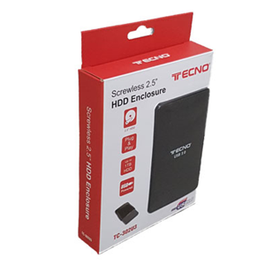 Tecno Box Esterno Per Hard Disk Hdd 2.5" Usb 3.0