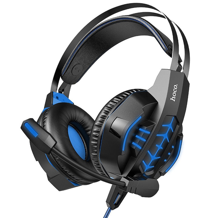 Hoco Cuffie Gaming Cool Tour W102 Azzurro