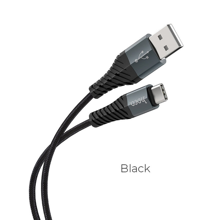 Hoco Cavo Cool Type C USB 1m Nero