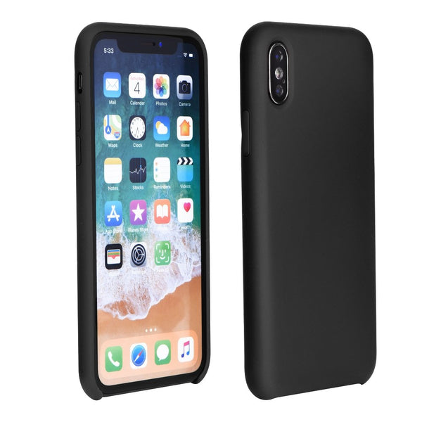 Cover In Silicone E Microfibra Interna Nero Per Xiaomi Redmi Note 8T