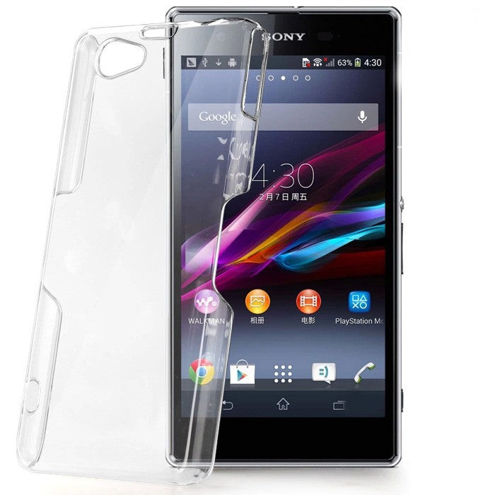 Cover Back Case Ultra Slim 0.3Mm Trasparente Per Sony Xperia Z1 Mini
