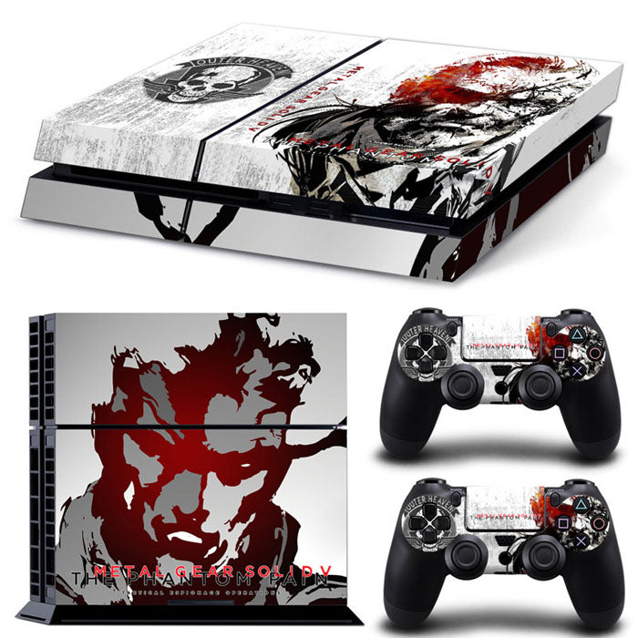 Sticker Console Joypad Ps4 Metal Gear Solid 5 The Phantom Pain