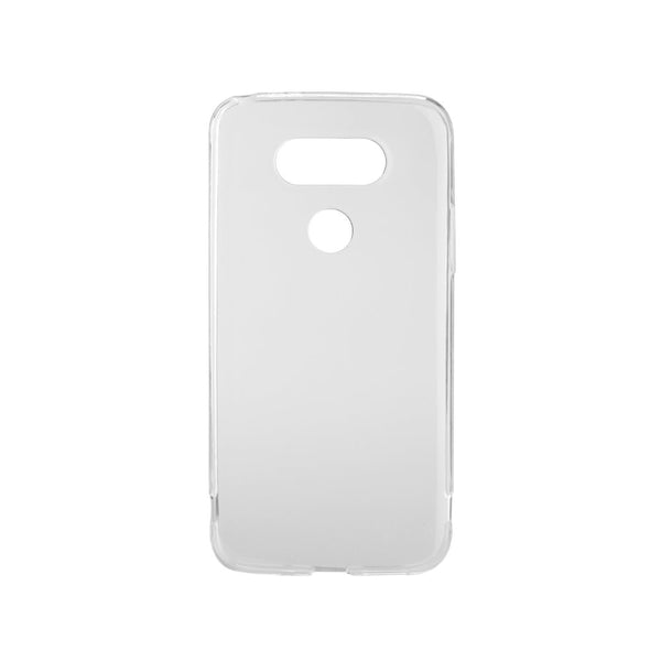 Cover Back Case Ultra Slim 0.3Mm Nero Trasparente Per Lg G5