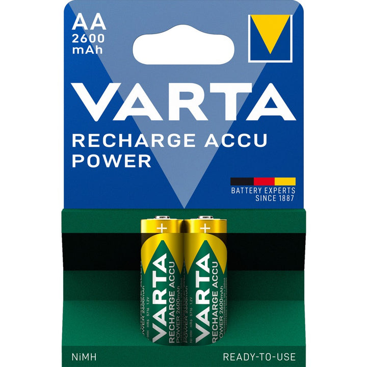 Varta 2PZ Batterie Stilo AA Ricaricabili 2600 mAh