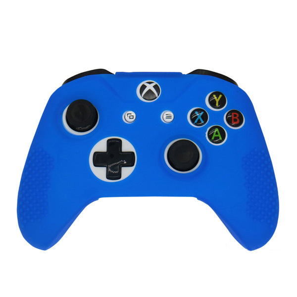 Guscio In Gomma Silicone Controller Blu Per Xbox One S Slim