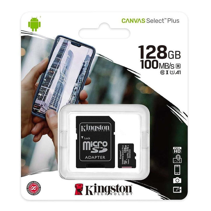 Kingston Memoria Micro SD 128GB CL10 SDCS2/128GB