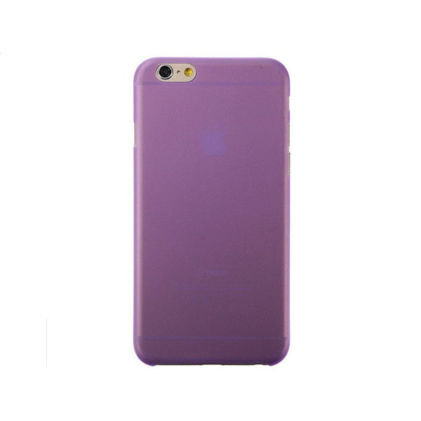 Cover Back Case Ultra Slim 0.3Mm Viola Trasparente Per iPhone 6 6S