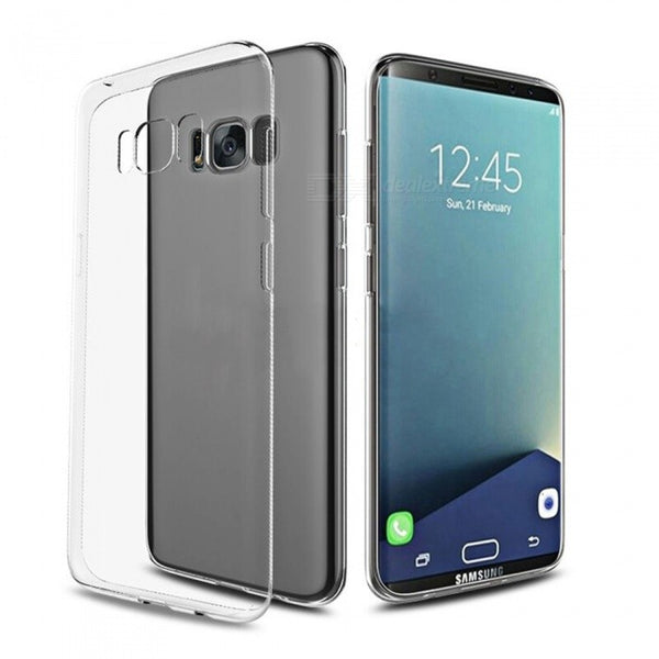 Cover Back Case Custodia In Gomma Trasparente Per Samsung Galaxy S8 Plus G955 G955F