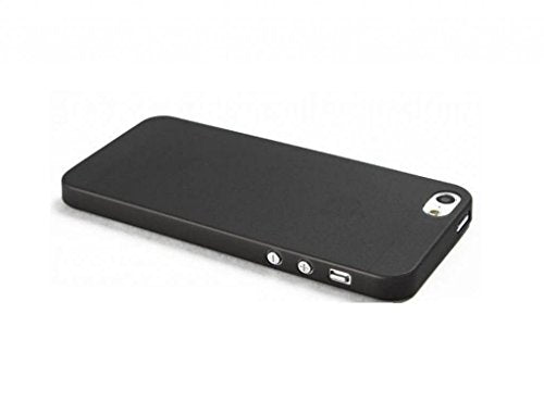 Cover Back Case Ultra Slim 0.3Mm Nero Per iPhone 5 5S Se