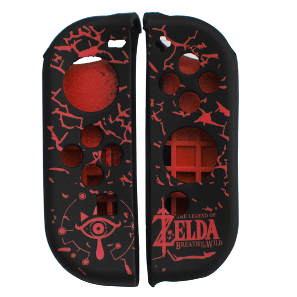 Guscio Custodia Nero+Rosso Zelda Joycon Per Nintendo Switch