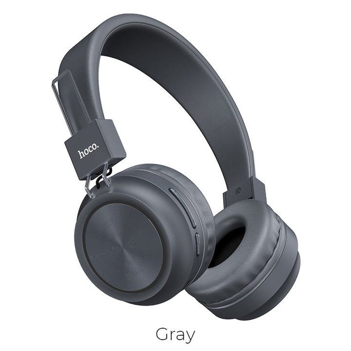 Hoco Cuffie Bluetooth Promise W25 Grigio