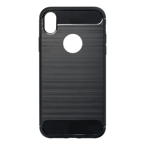 Cover Carbon Case Per iPhone X / XS Nero