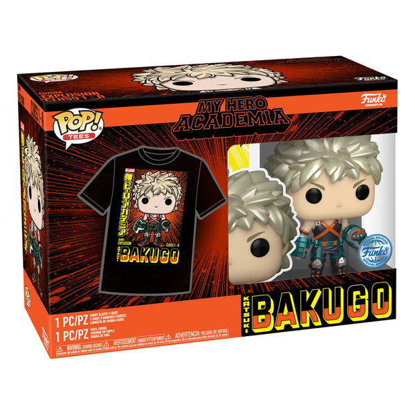 Funko Tees! My Hero Academia - T-Shirt XL + Pop Katsuki Bakugo (Special Edition) (249)