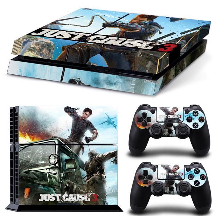 Sticker Console Joypad Ps4 Just Cause 3