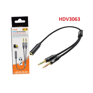 LinQ Cavo 2in1 Audio Microfono Jack da 3.5mm