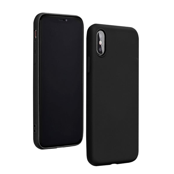 Cover In Silicone E Microfibra Interna Lite Nero Per Xiaomi Redmi 9